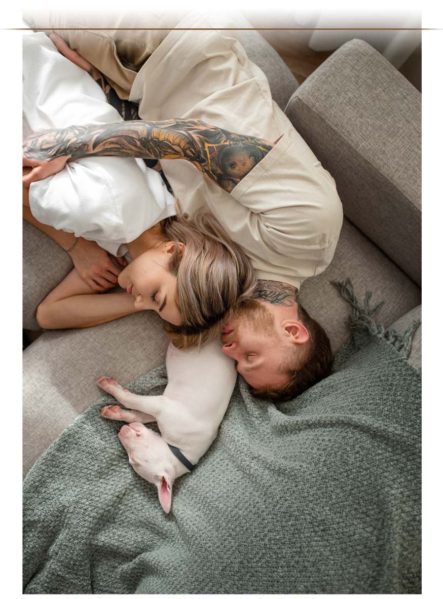 imagen personas durmiendo