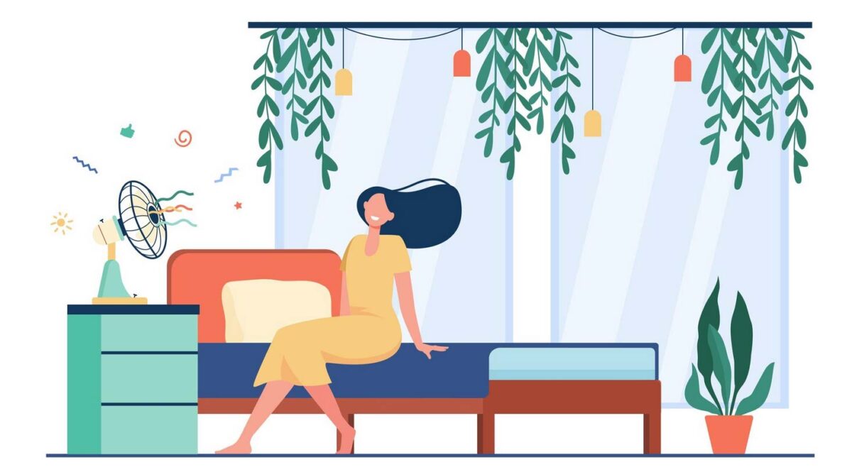 dibujo de habitacion fresca