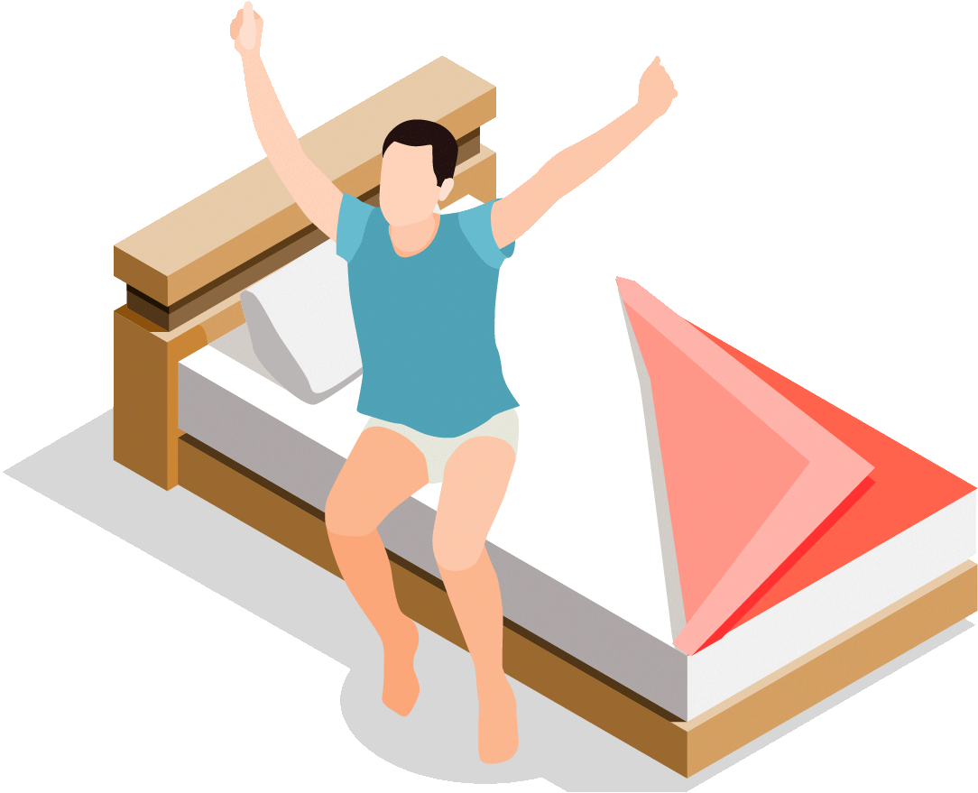 imagen persona levantandose