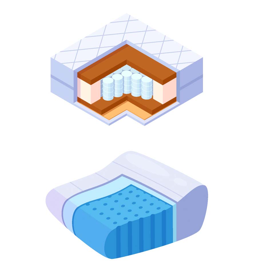 dibujo rellenos colchon