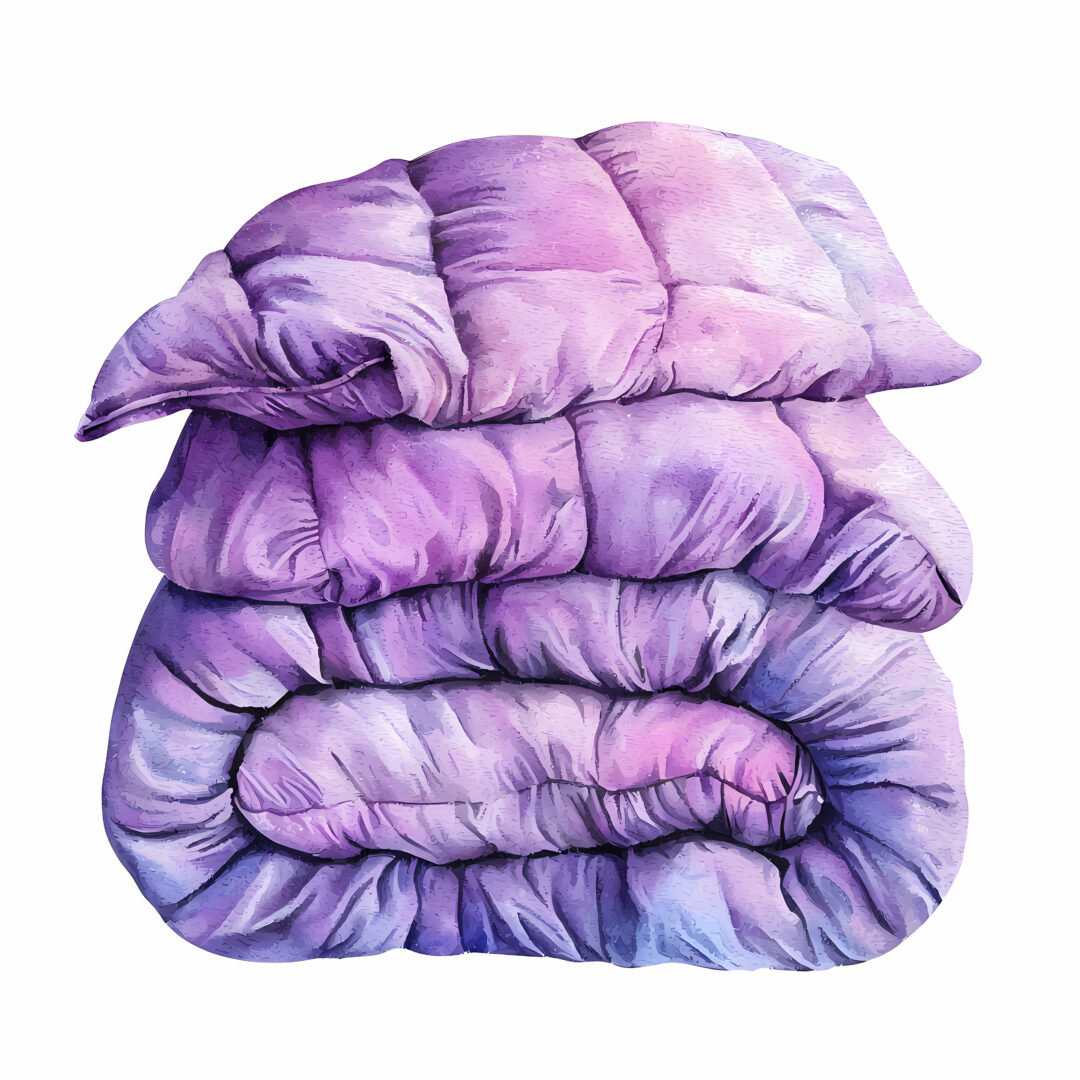 imagen de edredon doblado